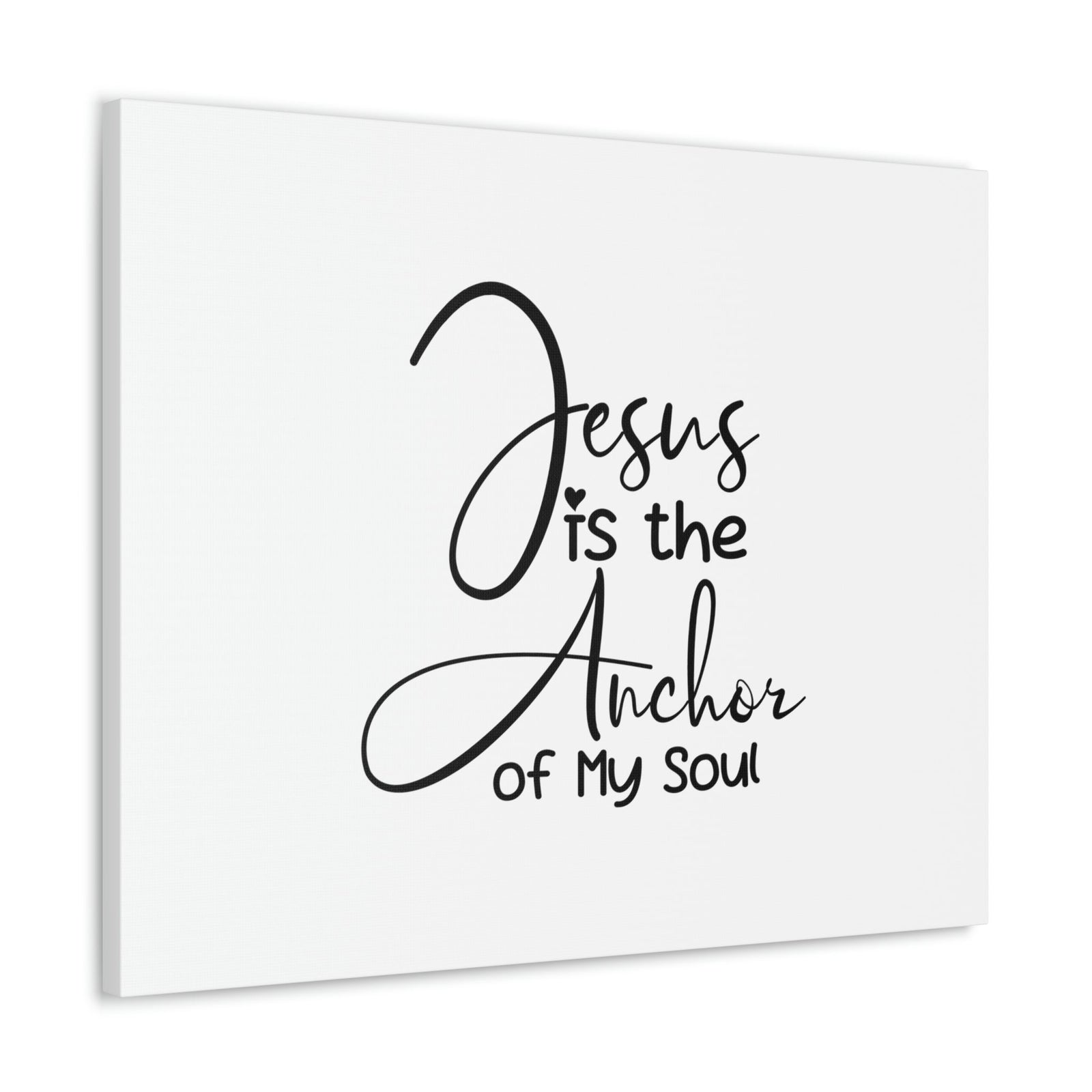 Scripture Walls Anchor Of My Soul Hebrews 6:19 White Christian Wall Art Bible Verse Print Ready to Hang Unframed-Express Your Love Gifts