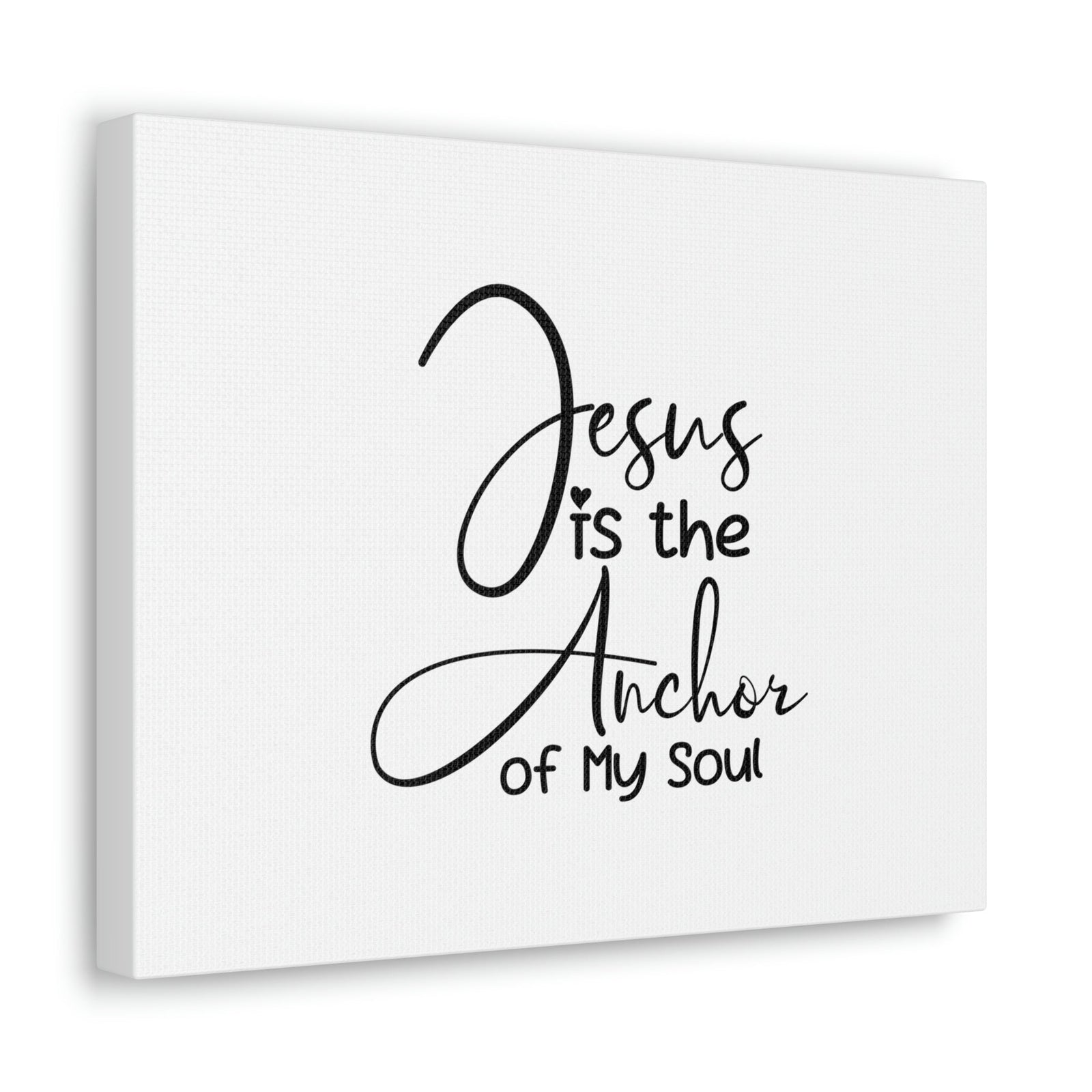 Scripture Walls Anchor Of My Soul Hebrews 6:19 White Christian Wall Art Bible Verse Print Ready to Hang Unframed-Express Your Love Gifts