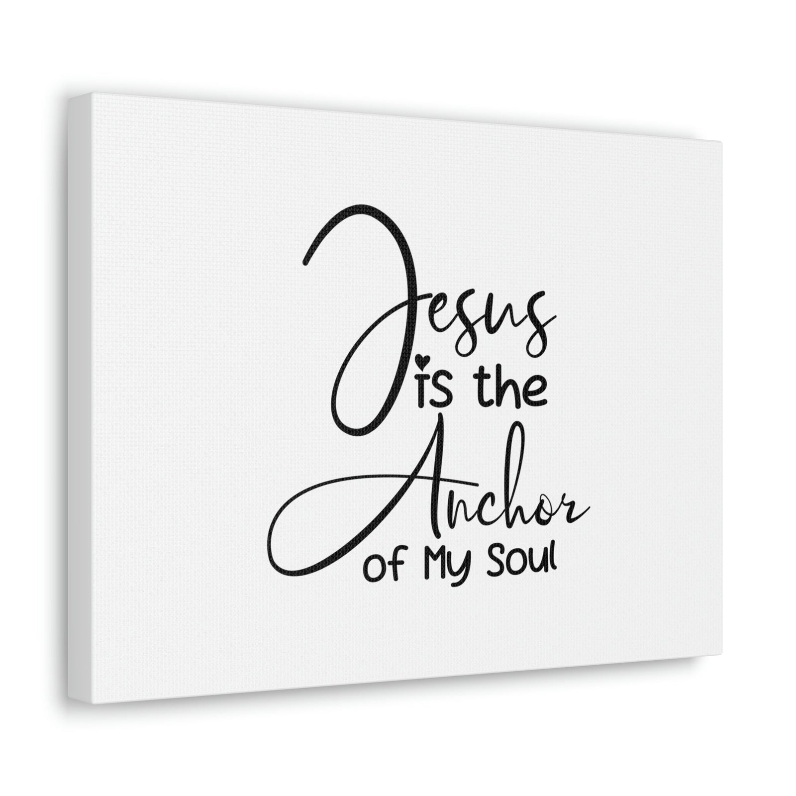 Scripture Walls Anchor Of My Soul Hebrews 6:19 White Christian Wall Art Bible Verse Print Ready to Hang Unframed-Express Your Love Gifts