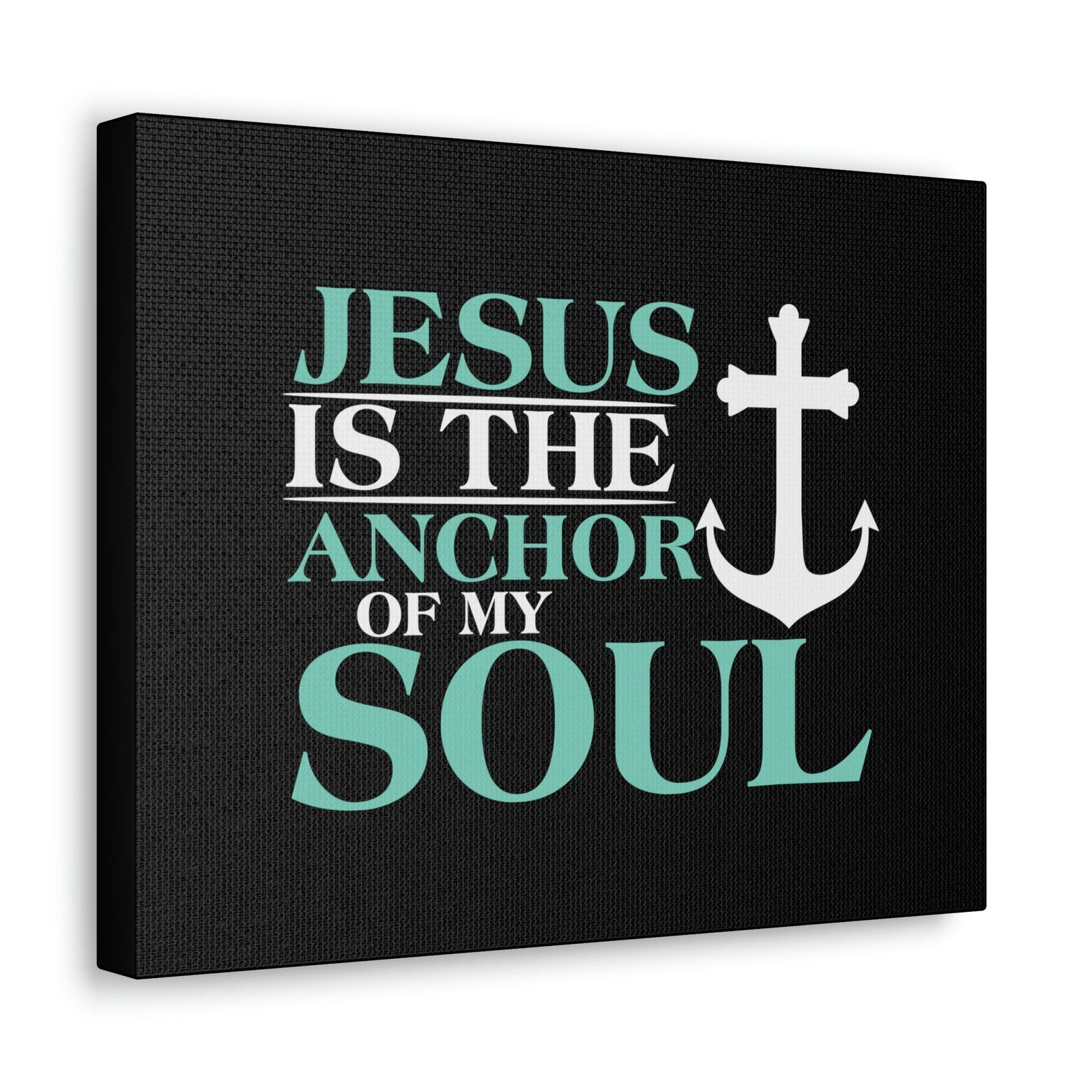 Scripture Walls Anchor Of My Soul Psalm 119:81 Light Blue Christian Wall Art Bible Verse Print Ready to Hang Unframed-Express Your Love Gifts