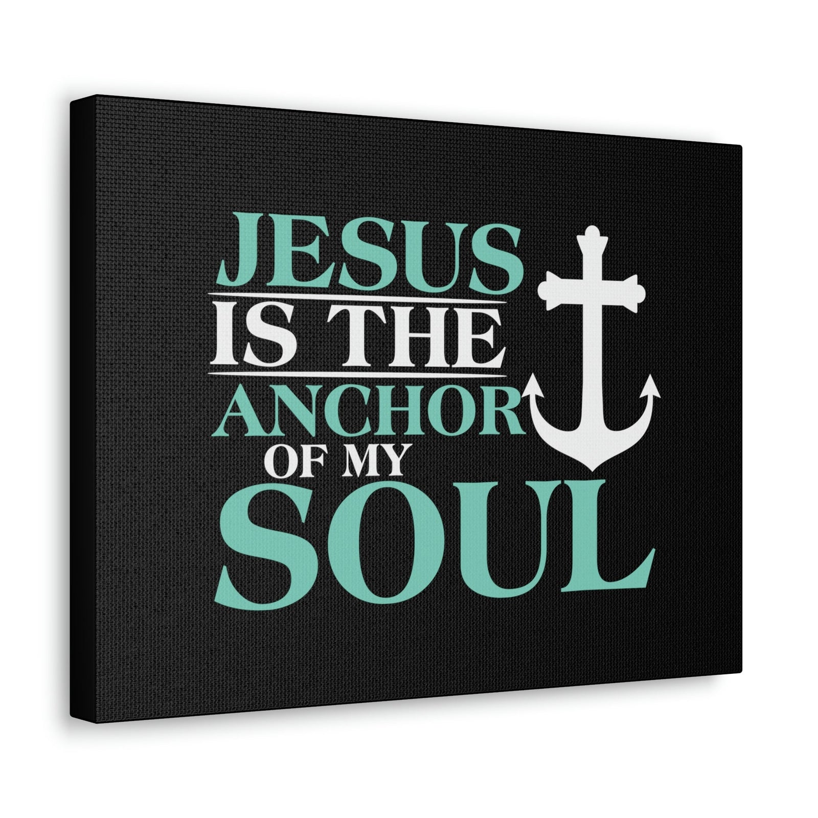 Scripture Walls Anchor Of My Soul Psalm 119:81 Light Blue Christian Wall Art Bible Verse Print Ready to Hang Unframed-Express Your Love Gifts