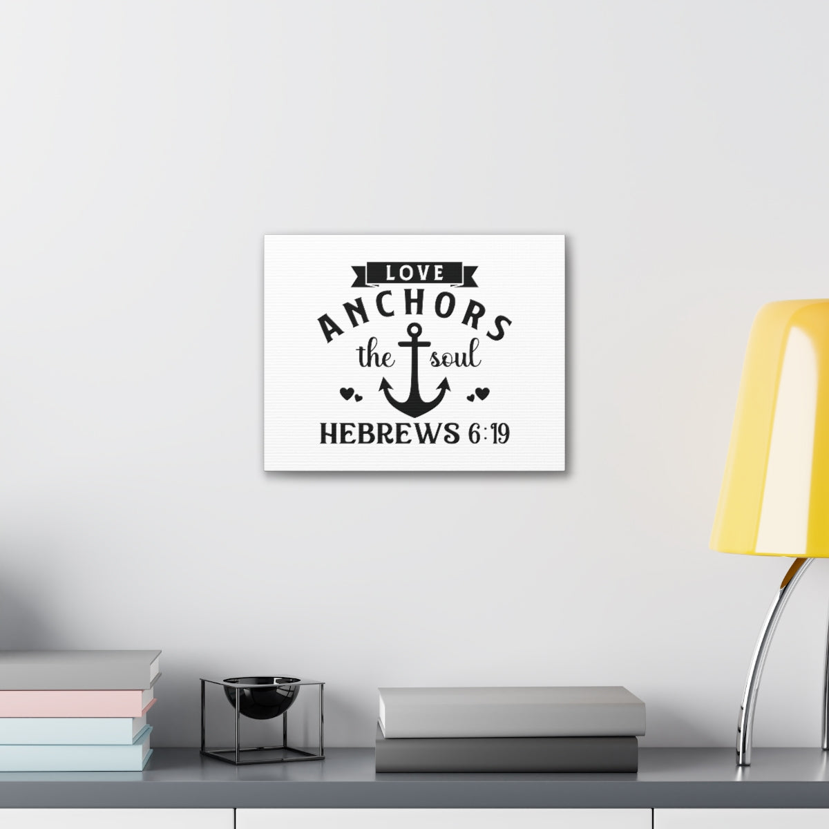 Scripture Walls Anchors The Soul Hebrews 6:19 Anchor Bible Verse Canvas Christian Wall Art Ready to Hang Unframed-Express Your Love Gifts