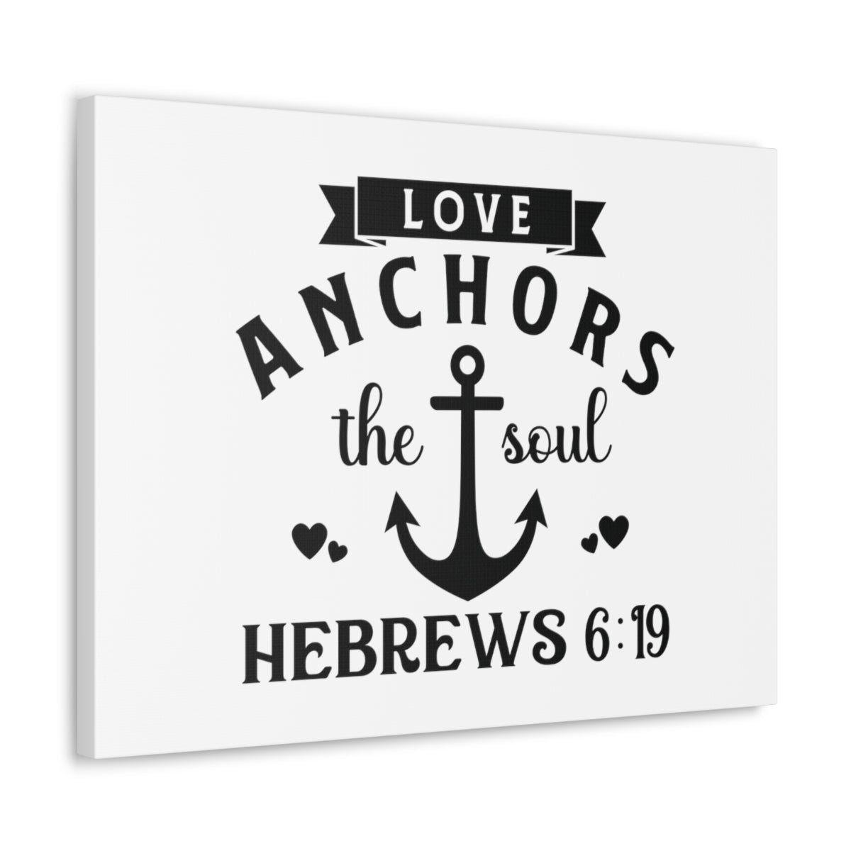 Scripture Walls Anchors The Soul Hebrews 6:19 Anchor Bible Verse Canvas Christian Wall Art Ready to Hang Unframed-Express Your Love Gifts