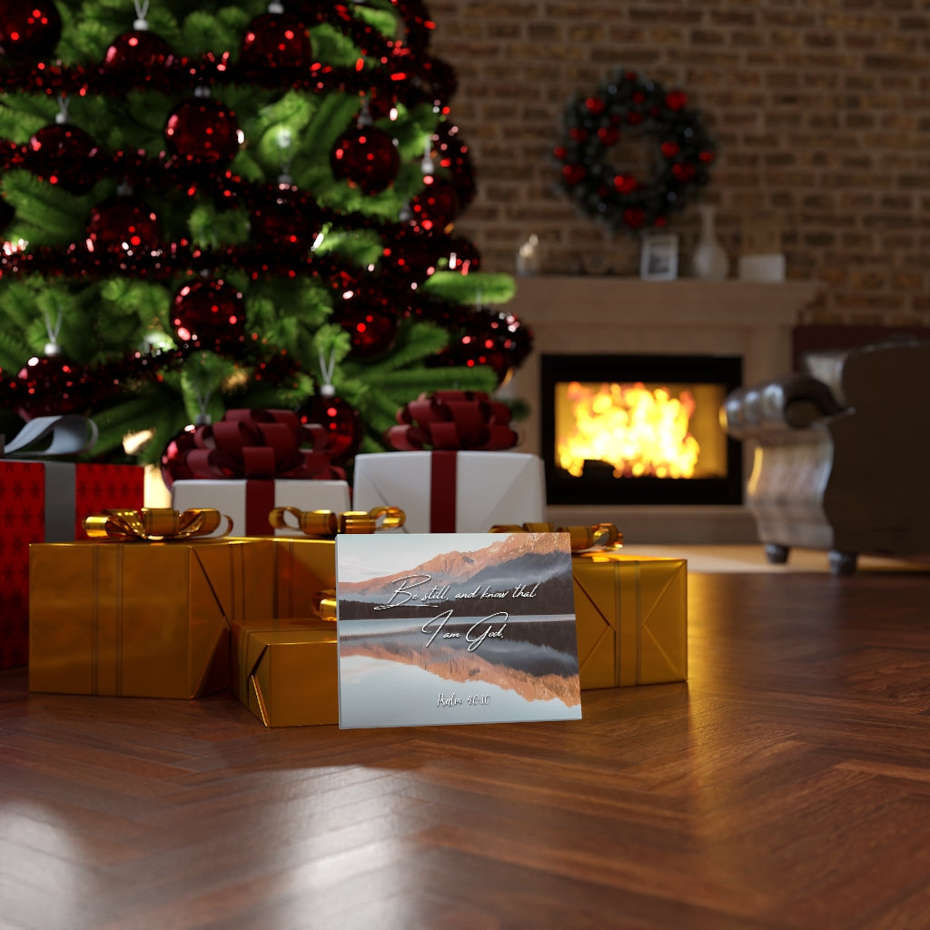 Scripture Walls And Know That I Am God Psalm 46:10 Bible Verse Canvas Christian Wall Art Ready to Hang Unframed-Express Your Love Gifts