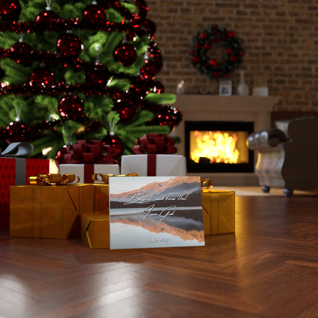 Scripture Walls And Know That I Am God Psalm 46:10 Bible Verse Canvas Christian Wall Art Ready to Hang Unframed-Express Your Love Gifts