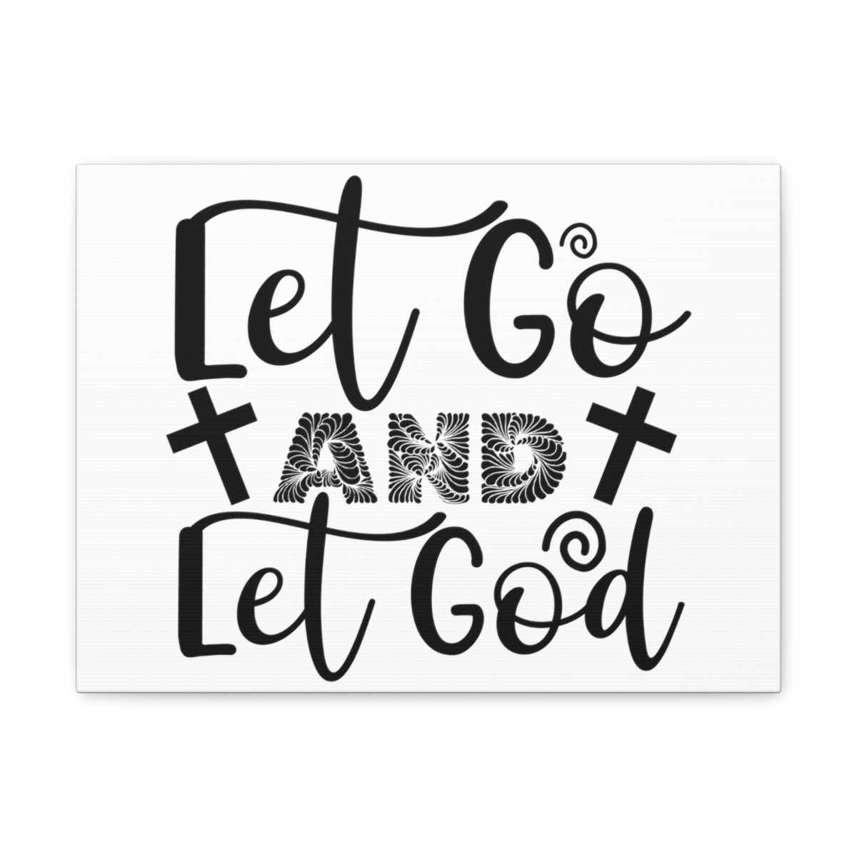 Scripture Walls And Let God Proverbs 16:9 Christian Wall Art Print Ready to Hang Unframed-Express Your Love Gifts