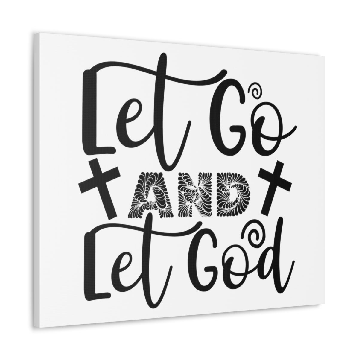 Scripture Walls And Let God Proverbs 16:9 Christian Wall Art Print Ready to Hang Unframed-Express Your Love Gifts