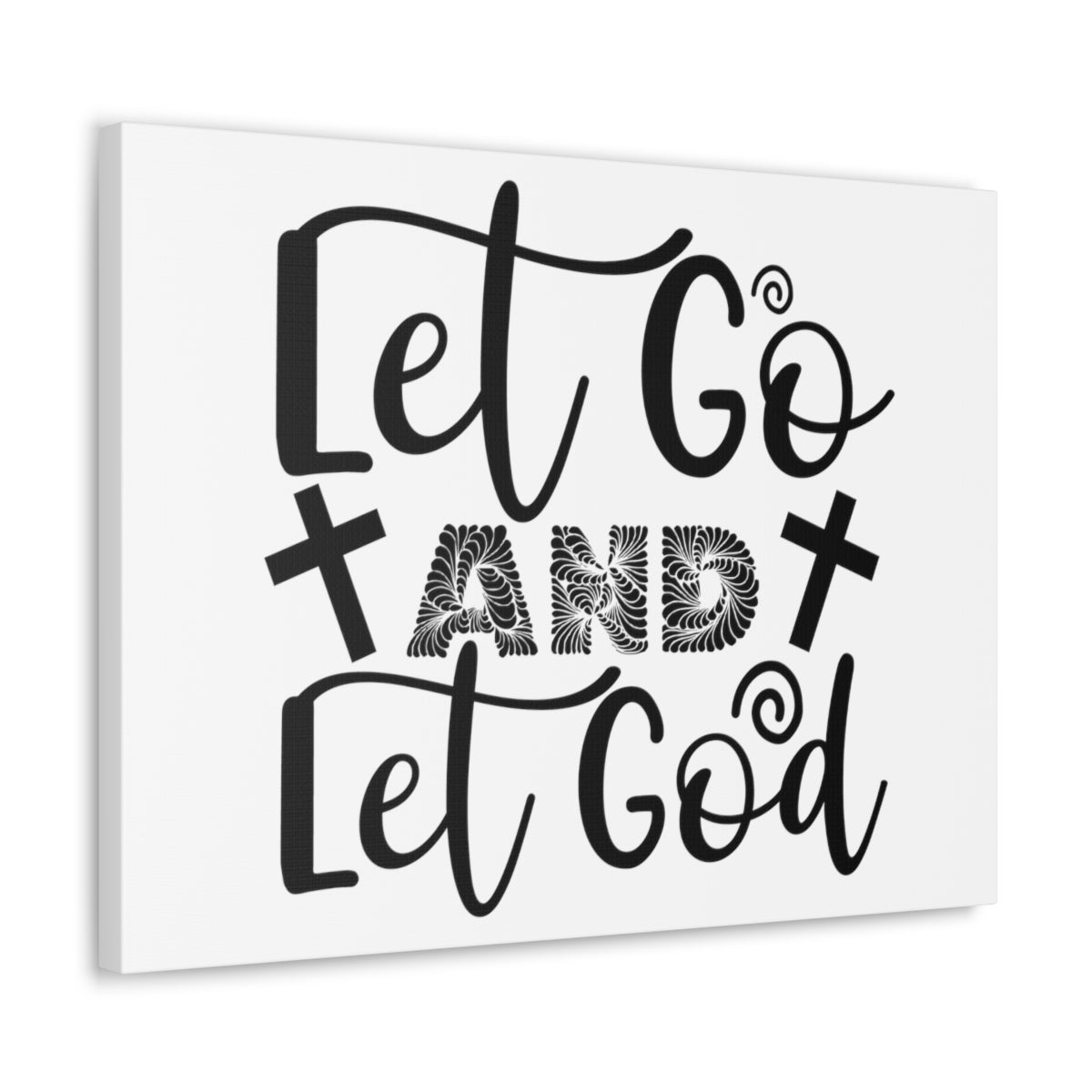 Scripture Walls And Let God Proverbs 16:9 Christian Wall Art Print Ready to Hang Unframed-Express Your Love Gifts