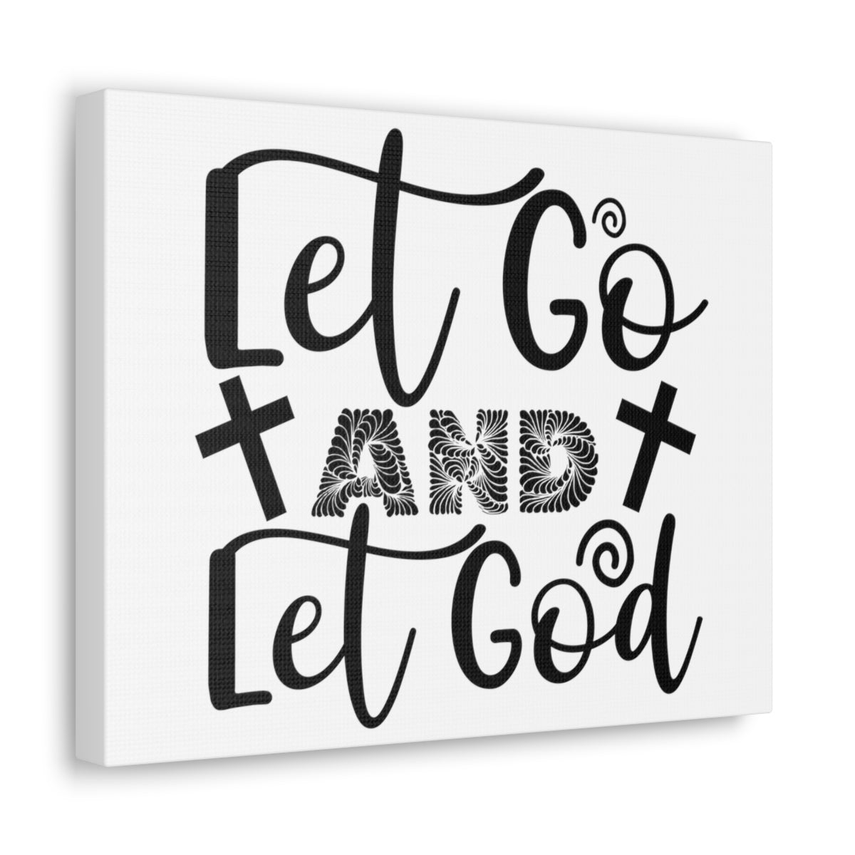 Scripture Walls And Let God Proverbs 16:9 Christian Wall Art Print Ready to Hang Unframed-Express Your Love Gifts