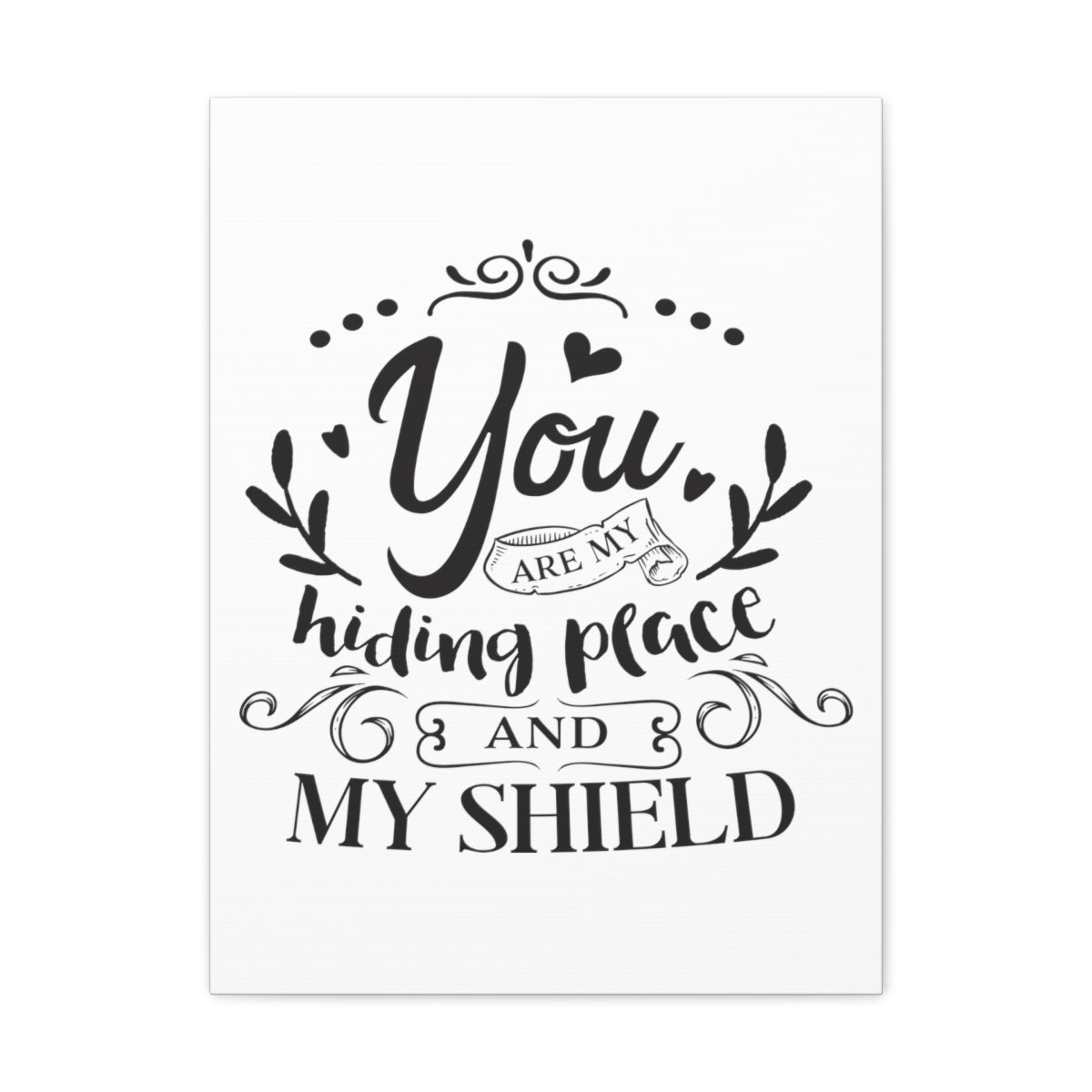 Scripture Walls And My Shield Psalms 119:114 Christian Wall Art Print Ready to Hang Unframed-Express Your Love Gifts