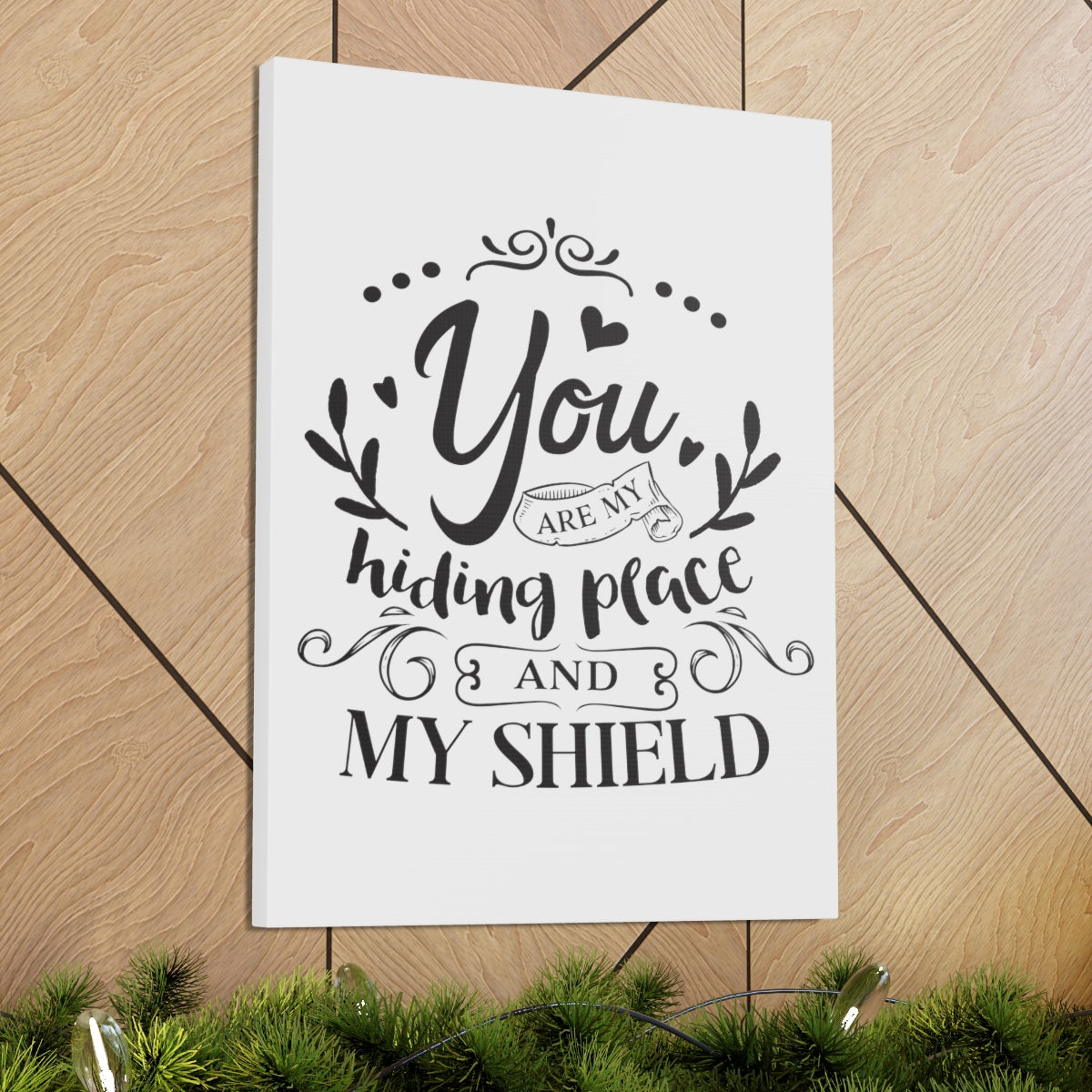 Scripture Walls And My Shield Psalms 119:114 Christian Wall Art Print Ready to Hang Unframed-Express Your Love Gifts