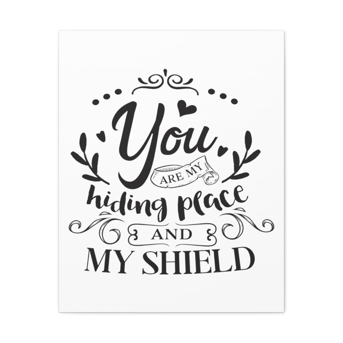 Scripture Walls And My Shield Psalms 119:114 Christian Wall Art Print Ready to Hang Unframed-Express Your Love Gifts