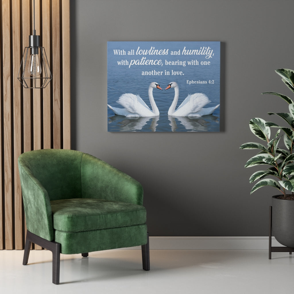 Scripture Walls Another in Love Ephesians 4:2 Christian Home Decor Bible Art Unframed-Express Your Love Gifts