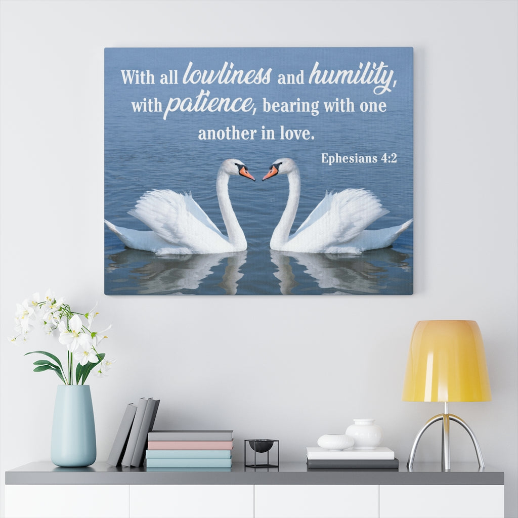 Scripture Walls Another in Love Ephesians 4:2 Christian Home Decor Bible Art Unframed-Express Your Love Gifts