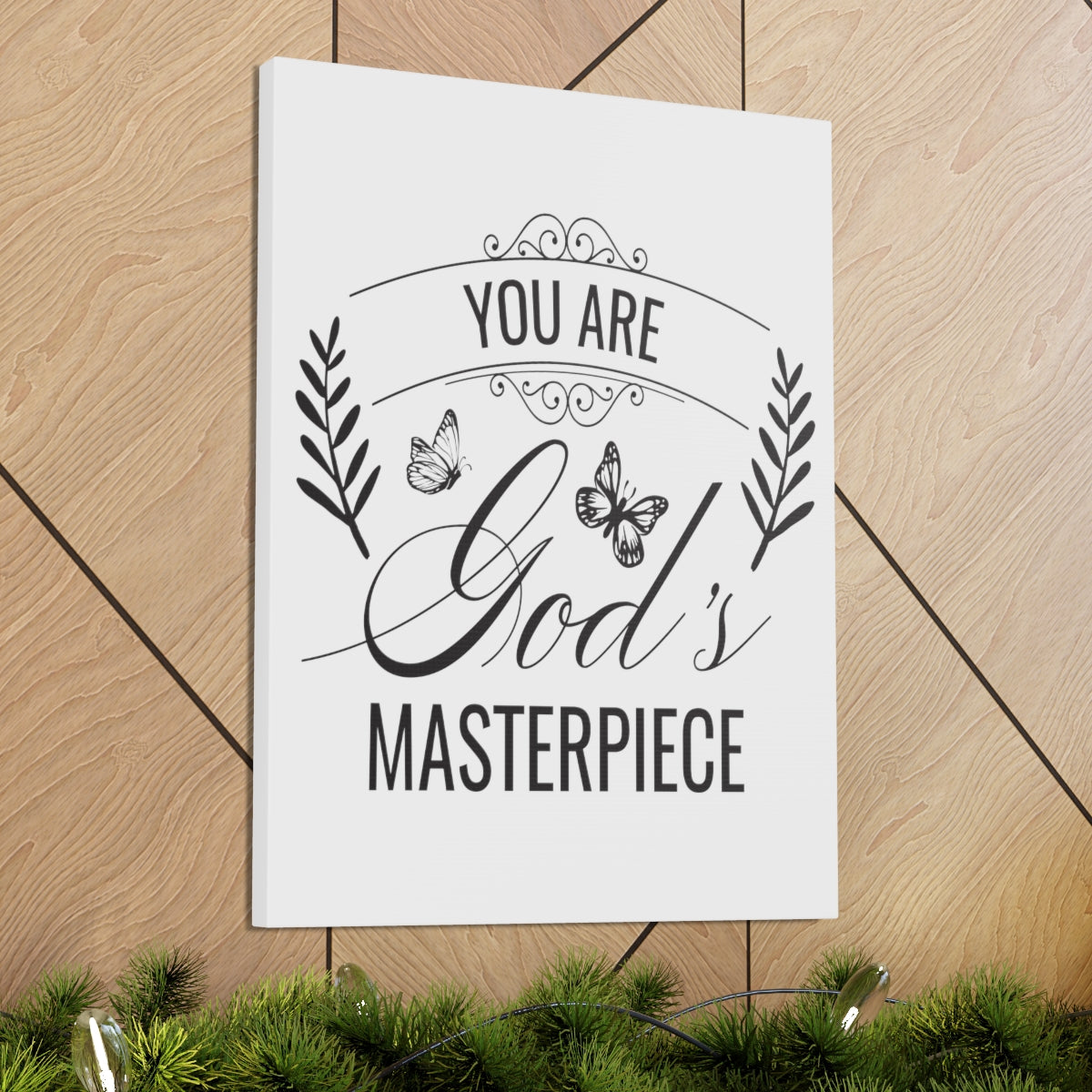 Scripture Walls Are God's Masterpiece Ephesians 2:10 Christian Wall Art Print Ready to Hang Unframed-Express Your Love Gifts