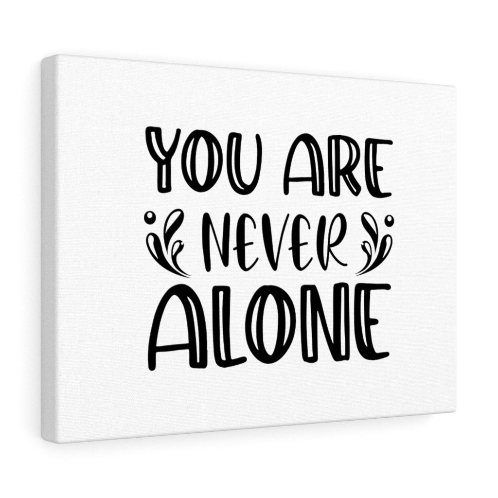 Scripture Walls Are Never Alone Bible Verse Canvas Christian Wall Art Ready to Hang Unframed-Express Your Love Gifts