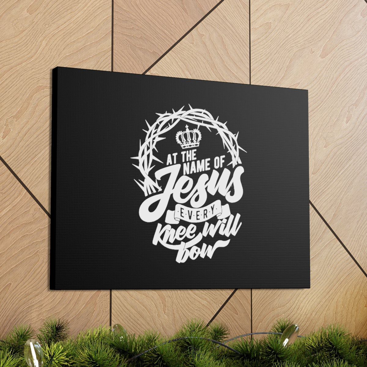 Scripture Walls At The Name Of Jesus John 14:6 Christian Wall Art Bible Verse Print Ready to Hang Unframed-Express Your Love Gifts