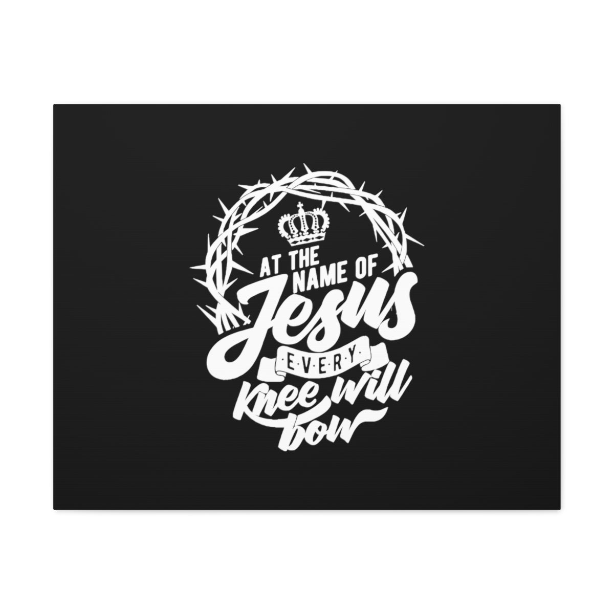 Scripture Walls At The Name Of Jesus John 14:6 Christian Wall Art Bible Verse Print Ready to Hang Unframed-Express Your Love Gifts