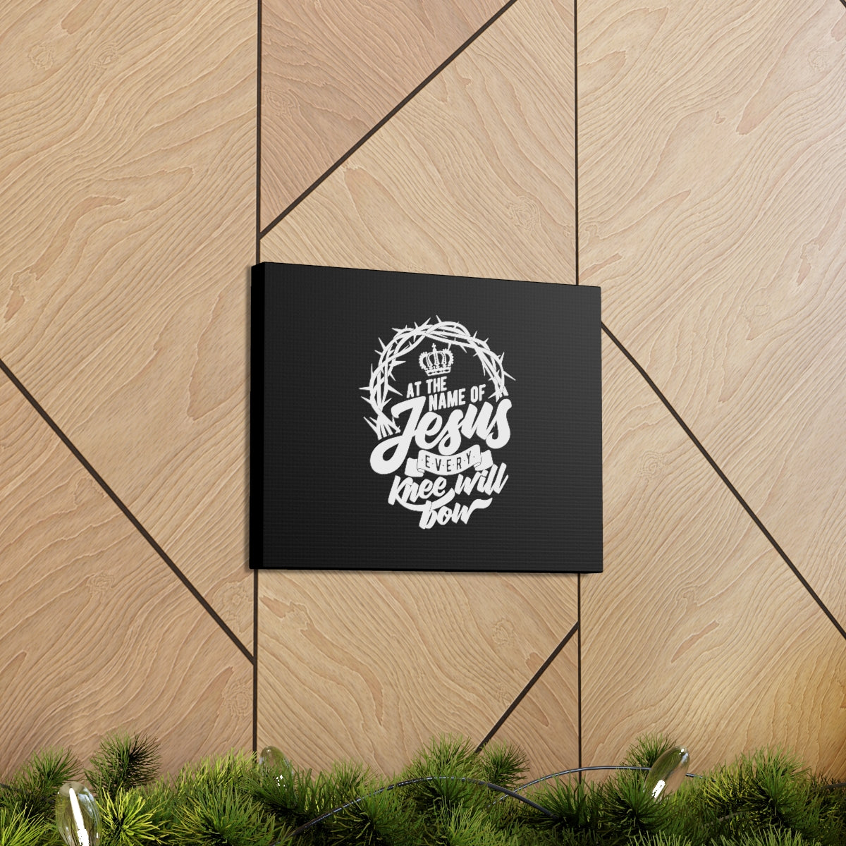 Scripture Walls At The Name Of Jesus John 14:6 Christian Wall Art Bible Verse Print Ready to Hang Unframed-Express Your Love Gifts