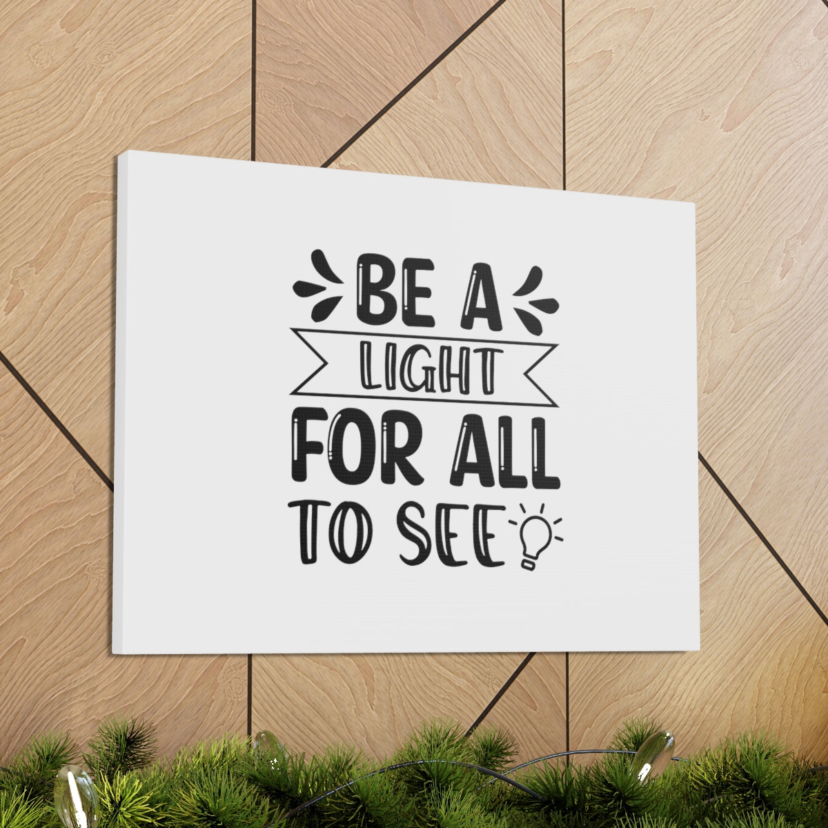 Scripture Walls Be A Light For All To See Ephesians 5:8 Christian Wall Art Bible Verse Print Ready to Hang Unframed-Express Your Love Gifts