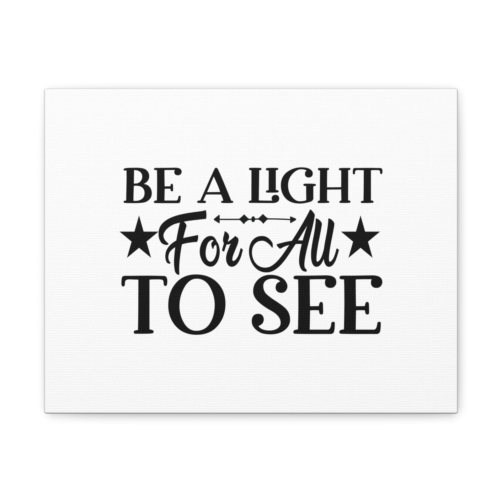 Scripture Walls Be A Light For All To See John 1:5 Christian Wall Art Bible Verse Print Ready to Hang Unframed-Express Your Love Gifts