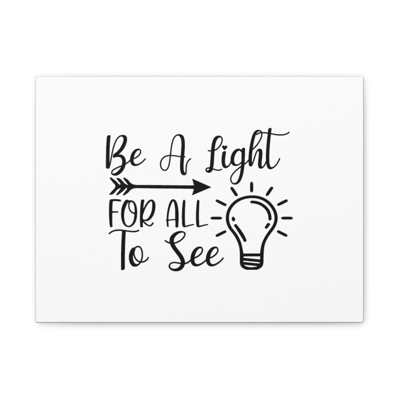 Scripture Walls Be A Light For All To See John 8:12 Arrow Christian Wall Art Bible Verse Print Ready to Hang Unframed-Express Your Love Gifts