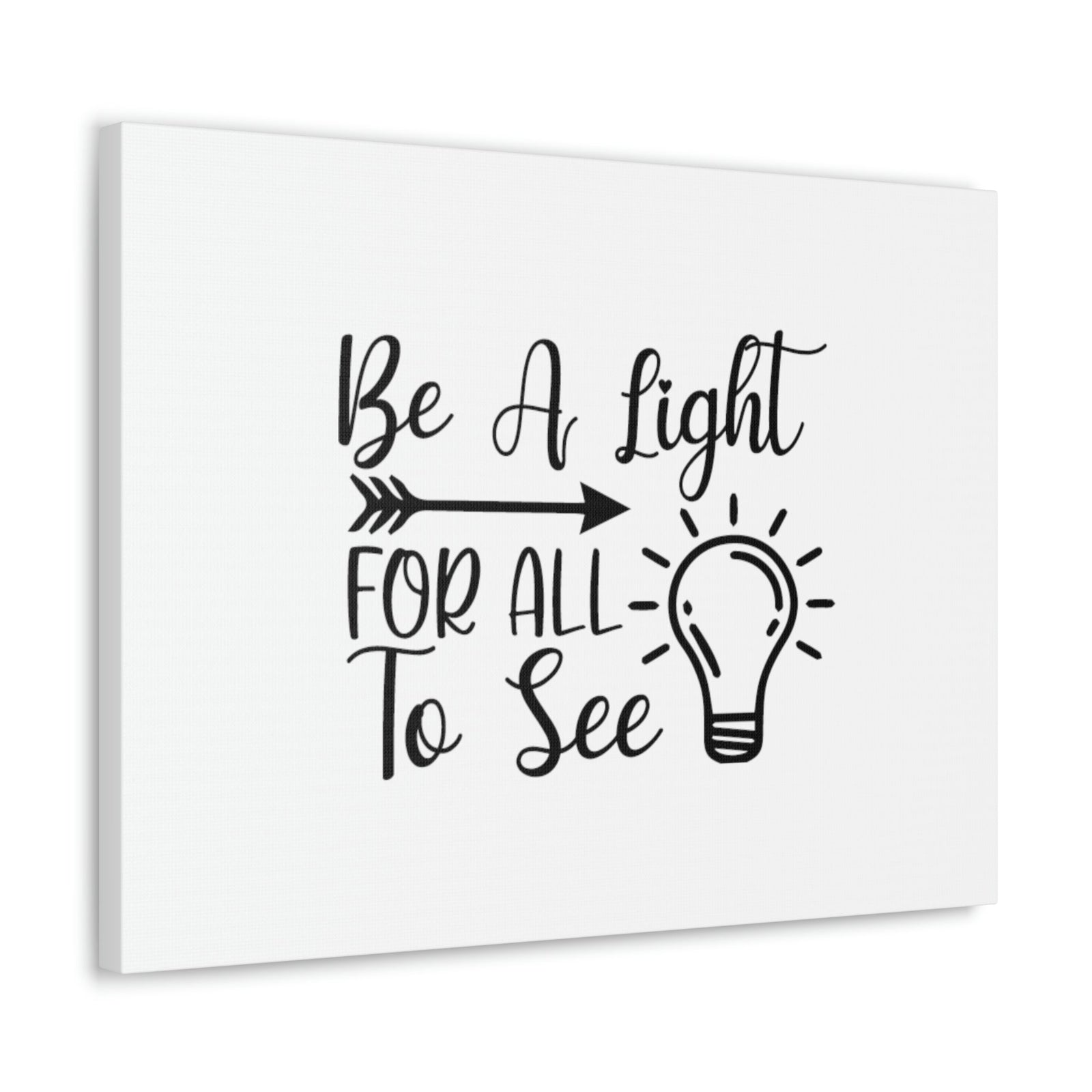 Scripture Walls Be A Light For All To See John 8:12 Arrow Christian Wall Art Bible Verse Print Ready to Hang Unframed-Express Your Love Gifts