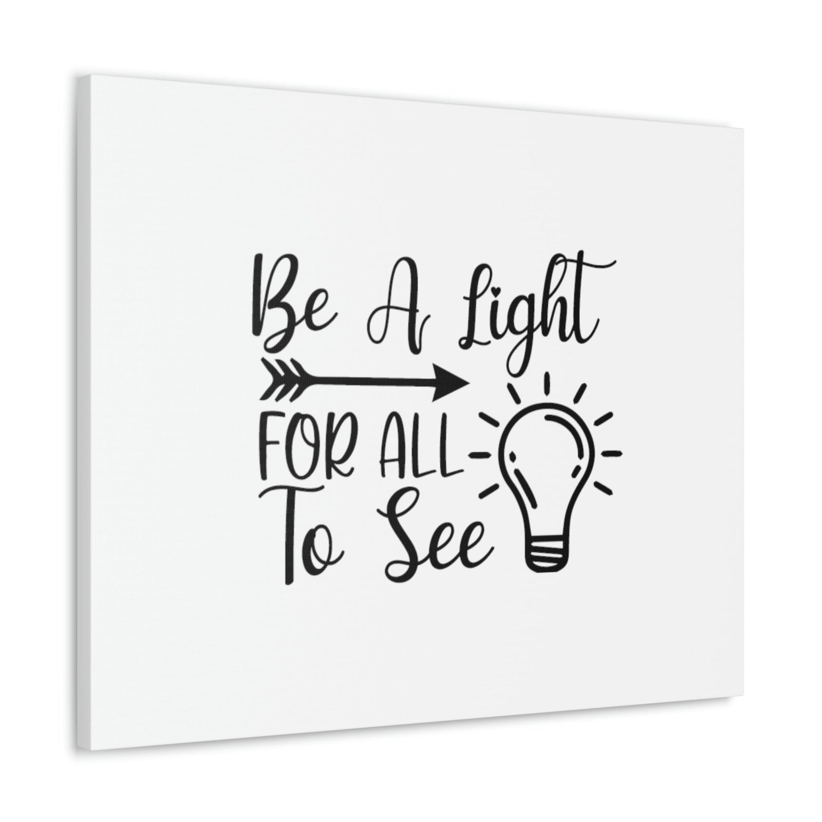 Scripture Walls Be A Light For All To See John 8:12 Arrow Christian Wall Art Bible Verse Print Ready to Hang Unframed-Express Your Love Gifts