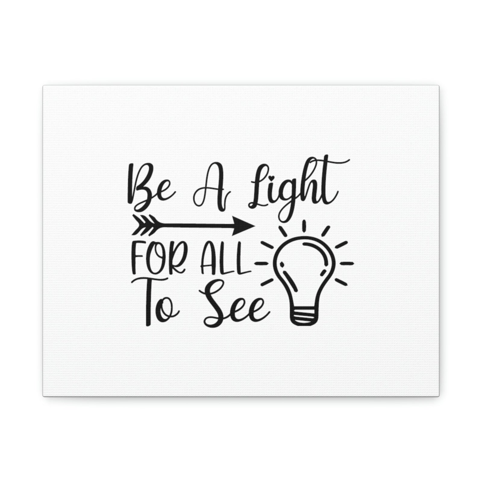 Scripture Walls Be A Light For All To See John 8:12 Arrow Christian Wall Art Bible Verse Print Ready to Hang Unframed-Express Your Love Gifts