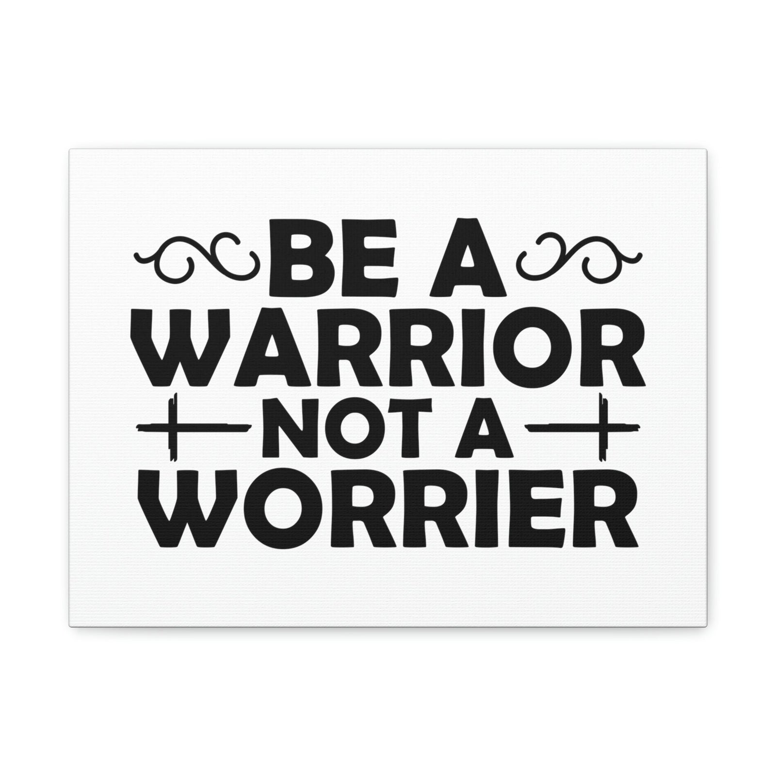 Scripture Walls Be A Warrior Deuteronomy 20:1 Double Cross Christian Wall Art Bible Verse Print Ready to Hang Unframed-Express Your Love Gifts