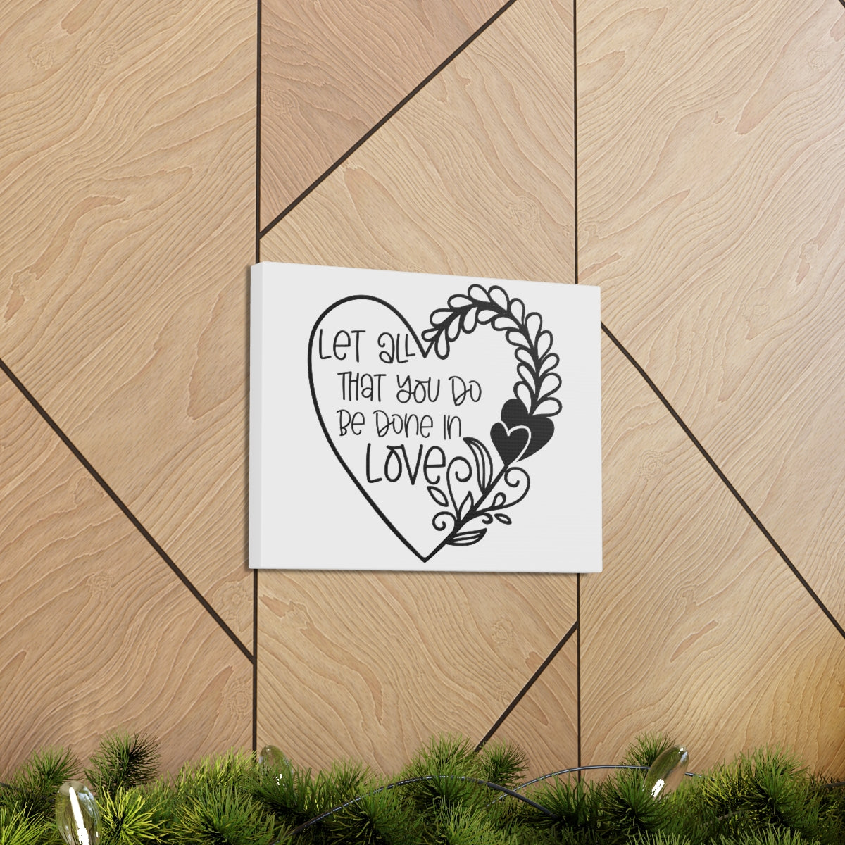 Scripture Walls Be Done In Love 1 Corinthians 16:14 Christian Wall Art Print Ready to Hang Unframed-Express Your Love Gifts