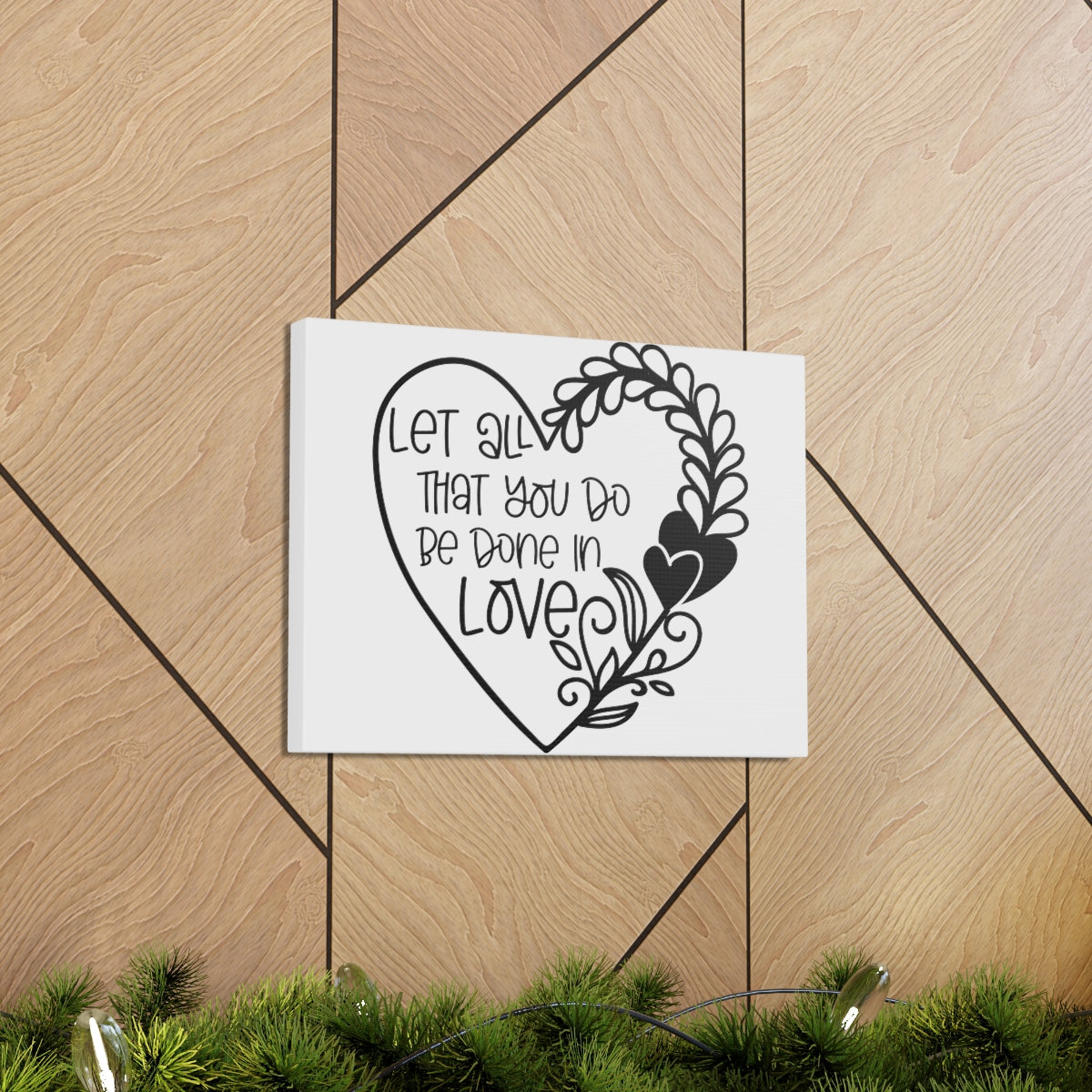 Scripture Walls Be Done In Love 1 Corinthians 16:14 Christian Wall Art Print Ready to Hang Unframed-Express Your Love Gifts