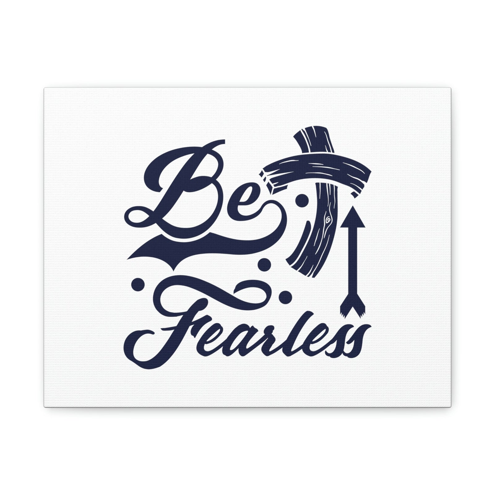 Scripture Walls Be Fearless 2 Timothy 1:7 Blue Cross Christian Wall Art Bible Verse Print Ready to Hang Unframed-Express Your Love Gifts