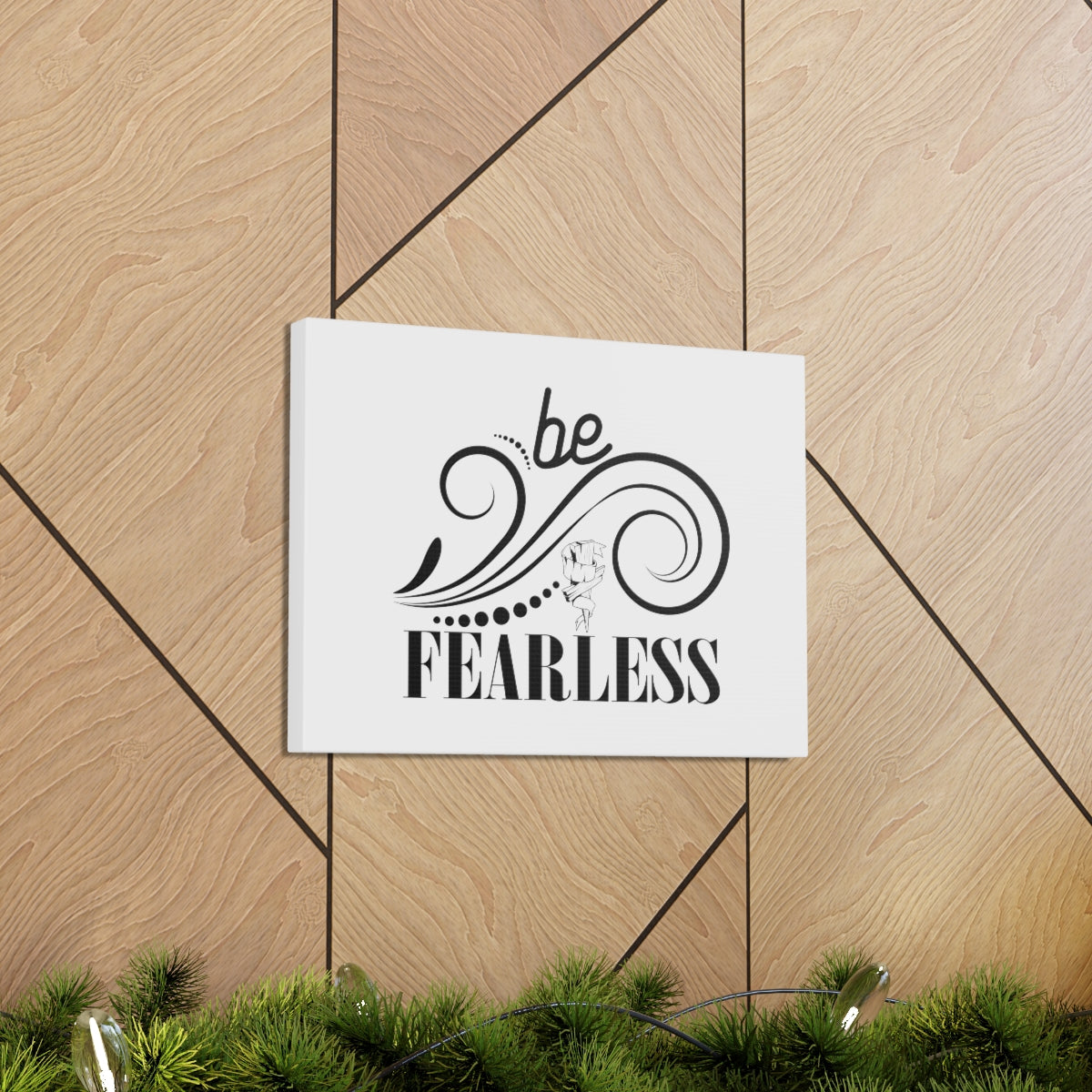 Scripture Walls Be Fearless Dots Jeremiah 1:8 Christian Wall Art Bible Verse Print Ready to Hang Unframed-Express Your Love Gifts