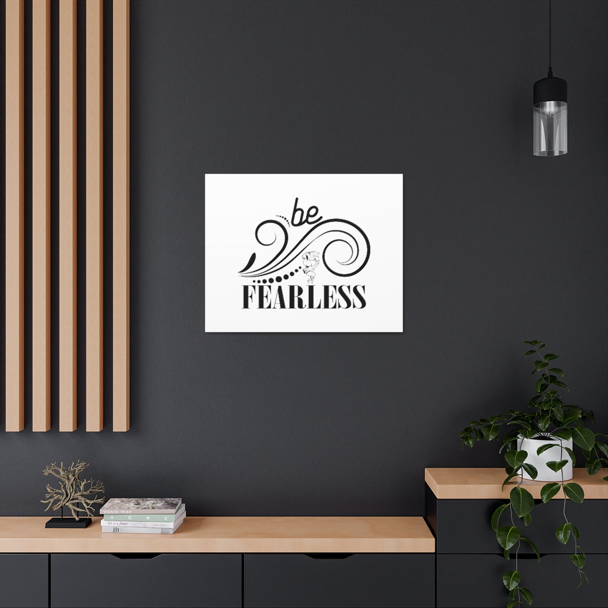 Scripture Walls Be Fearless Dots Jeremiah 1:8 Christian Wall Art Bible Verse Print Ready to Hang Unframed-Express Your Love Gifts