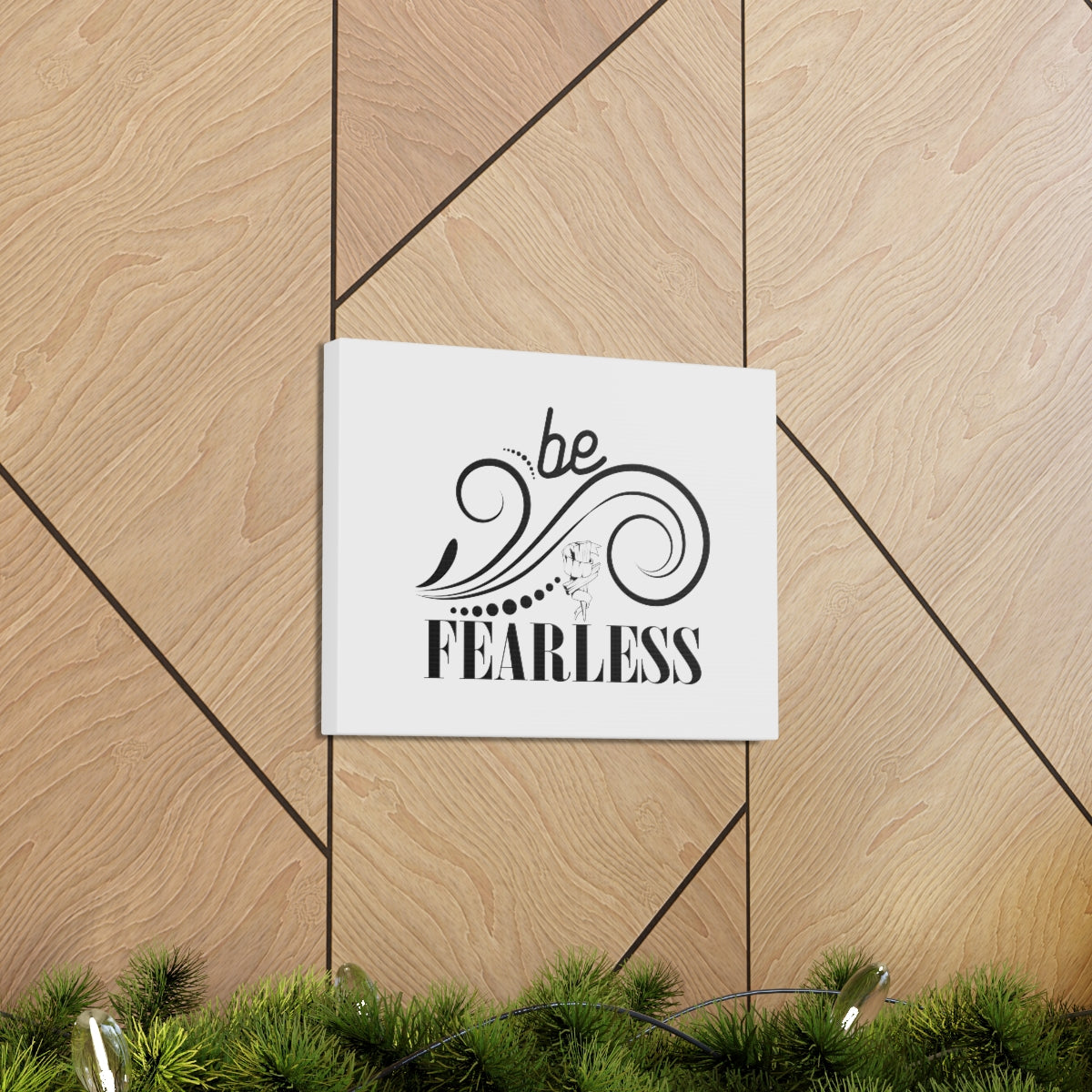 Scripture Walls Be Fearless Dots Jeremiah 1:8 Christian Wall Art Bible Verse Print Ready to Hang Unframed-Express Your Love Gifts