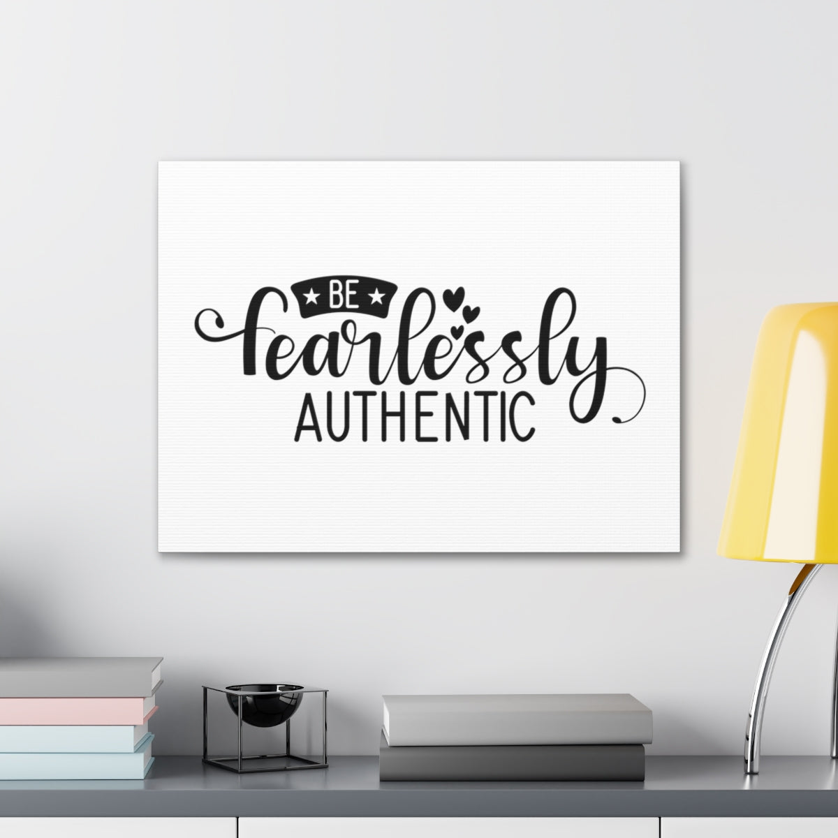 Scripture Walls Be Fearlessly Authentic Psalm 46:1-3 Christian Wall Art Print Ready to Hang Unframed-Express Your Love Gifts