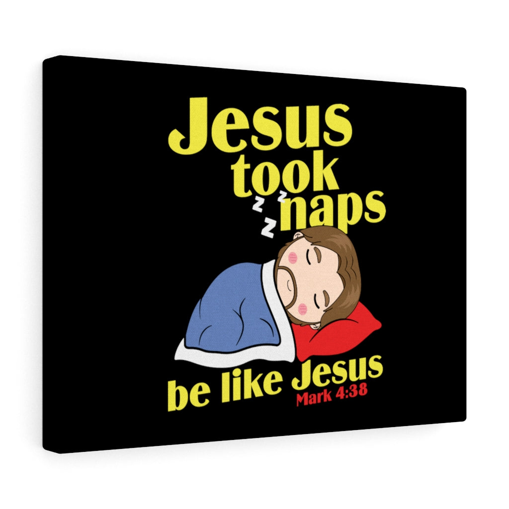 Scripture Walls Be Like Jesus Mark 4:38 Bible Verse Canvas Christian Wall Art Ready to Hang Unframed-Express Your Love Gifts