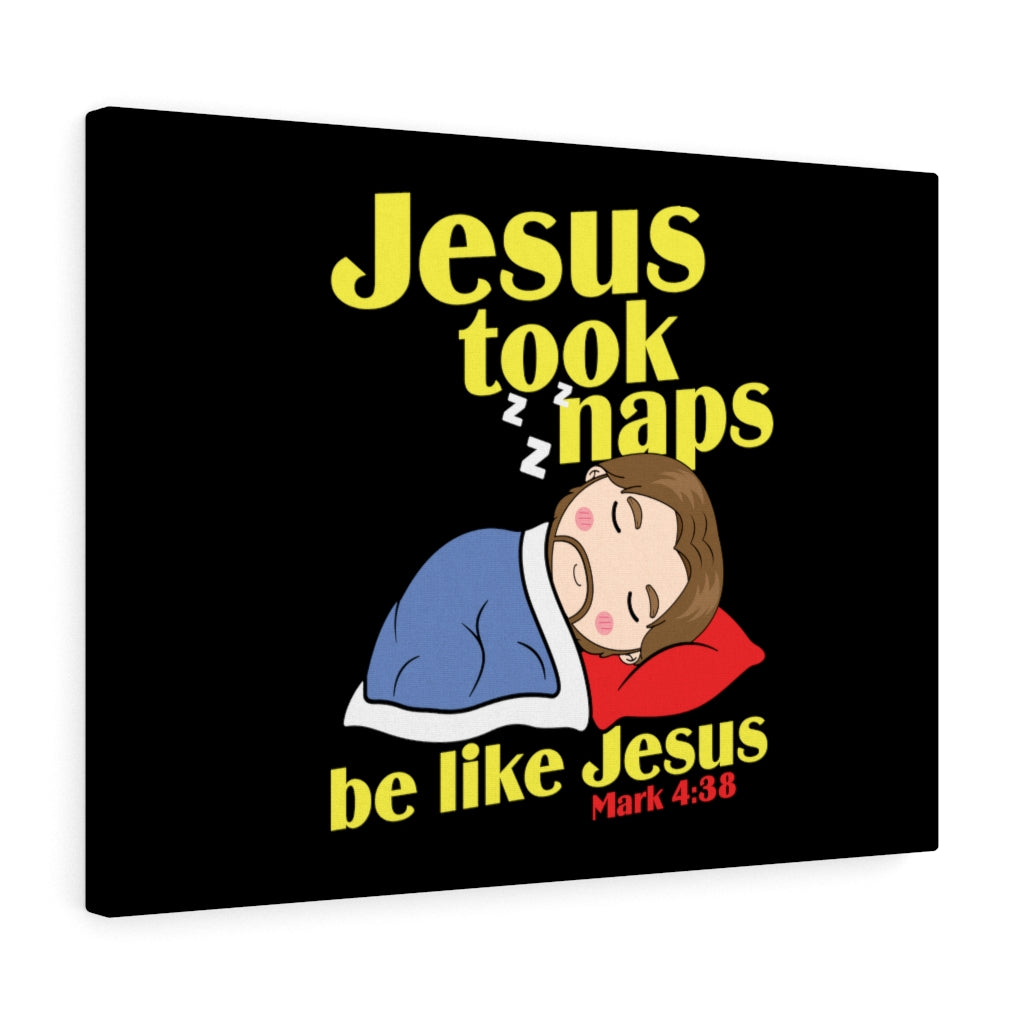 Scripture Walls Be Like Jesus Mark 4:38 Bible Verse Canvas Christian Wall Art Ready to Hang Unframed-Express Your Love Gifts