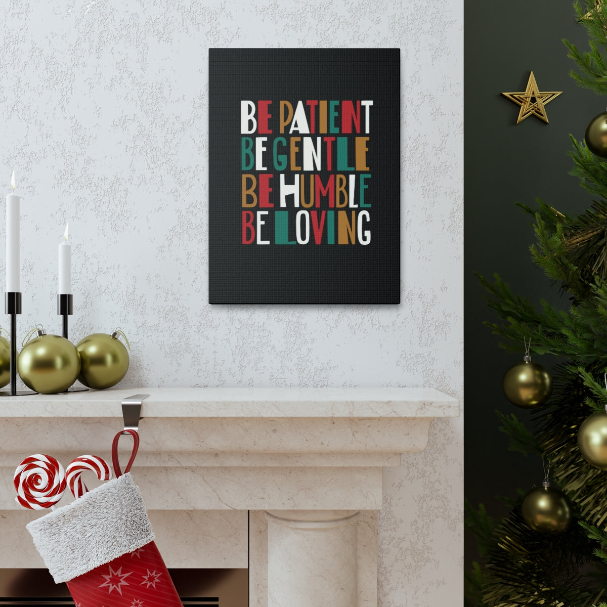 Scripture Walls Be Patient Be Gentle Romans 12:12 Christian Wall Art Bible Verse Print Ready to Hang Unframed-Express Your Love Gifts