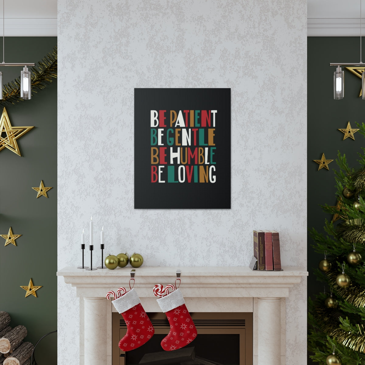 Scripture Walls Be Patient Be Gentle Romans 12:12 Christian Wall Art Bible Verse Print Ready to Hang Unframed-Express Your Love Gifts