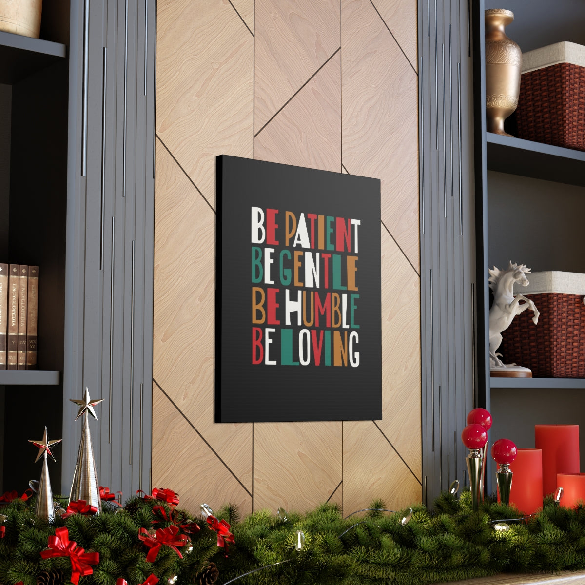Scripture Walls Be Patient Be Gentle Romans 12:12 Christian Wall Art Bible Verse Print Ready to Hang Unframed-Express Your Love Gifts