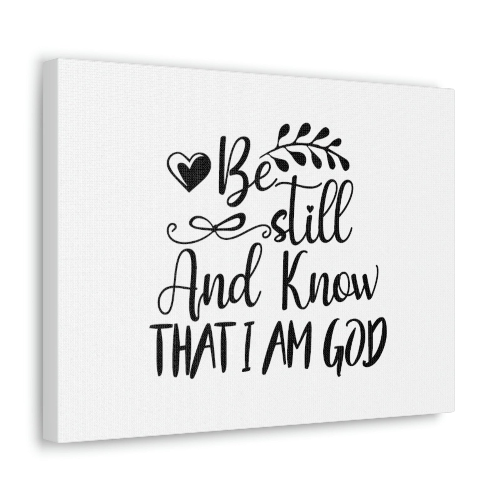 Scripture Walls Be Still And Know That I Am God Psalm 46:10 Christian Wall Art Bible Verse Print Ready to Hang Unframed-Express Your Love Gifts