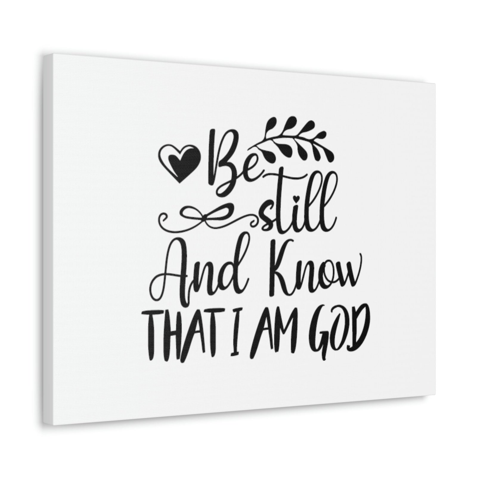 Scripture Walls Be Still And Know That I Am God Psalm 46:10 Christian Wall Art Bible Verse Print Ready to Hang Unframed-Express Your Love Gifts