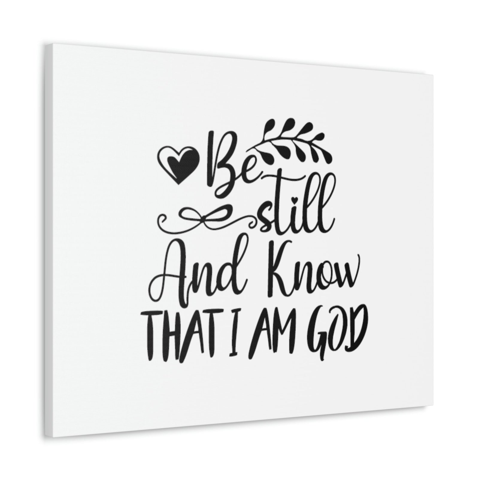 Scripture Walls Be Still And Know That I Am God Psalm 46:10 Christian Wall Art Bible Verse Print Ready to Hang Unframed-Express Your Love Gifts