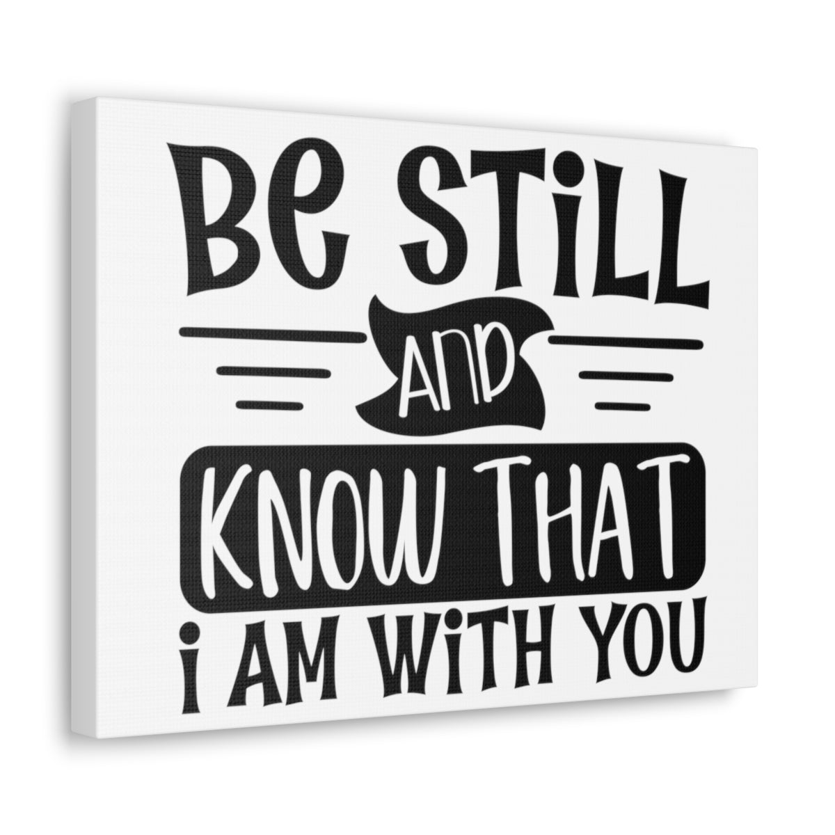 Scripture Walls Be Still And Psalm 46:10 Christian Wall Art Print Ready to Hang Unframed-Express Your Love Gifts