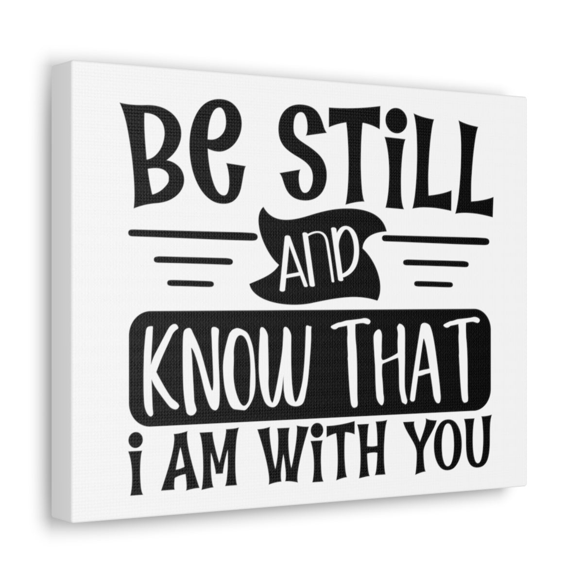 Scripture Walls Be Still And Psalm 46:10 Christian Wall Art Print Ready to Hang Unframed-Express Your Love Gifts