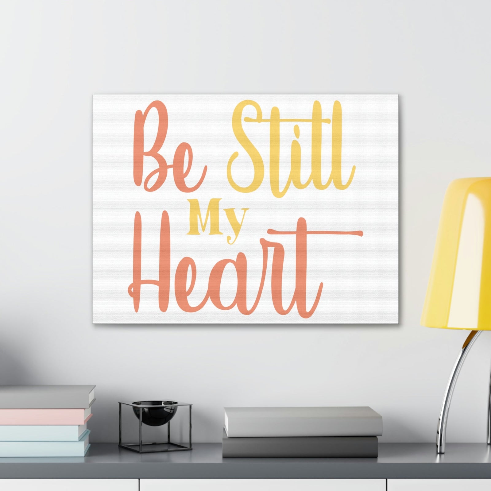 Scripture Walls Be Still Psalm 37:7 Christian Wall Art Print Ready to Hang Unframed-Express Your Love Gifts