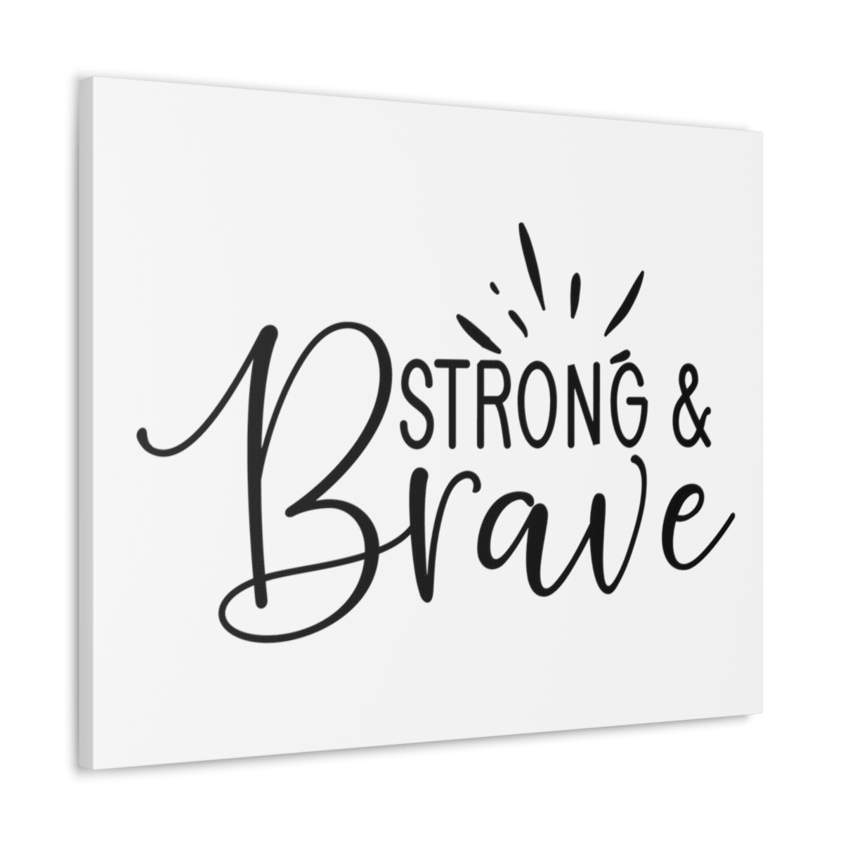 Scripture Walls Be Strong & Brave Psalm 31:24 Christian Wall Art Print Ready to Hang Unframed-Express Your Love Gifts