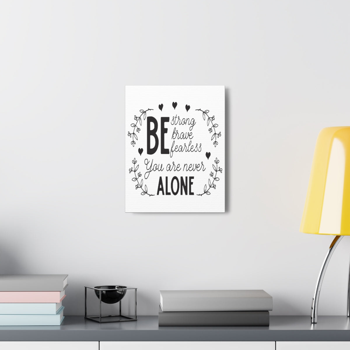 Scripture Walls Be Strong Brave Joshua 1:9 Christian Wall Art Print Ready to Hang Unframed-Express Your Love Gifts